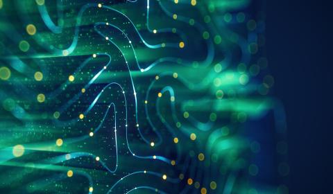 Image showing connection to represent Artificial Intelligence